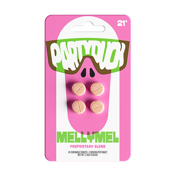 PARTY DUCK PROPRIETARY BLEND TABLETS 4 CT - MELLYMEL