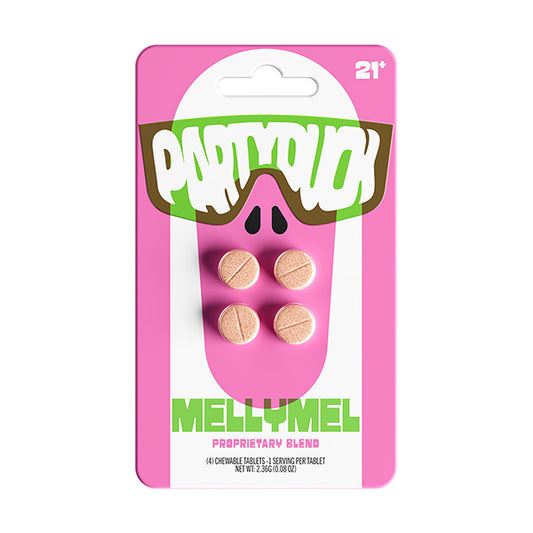 PARTY DUCK PROPRIETARY BLEND TABLETS 4 CT - MELLYMEL