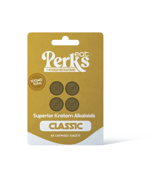 Eat Perkz 4ct 7OH Classic Chewable Tabs 25mg Per Tablet - Seven Tech