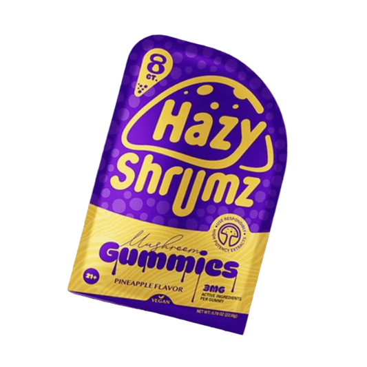HAZY SHRUMZ GUMMIES 8CT / 0.78OZ - PINEAPPLE