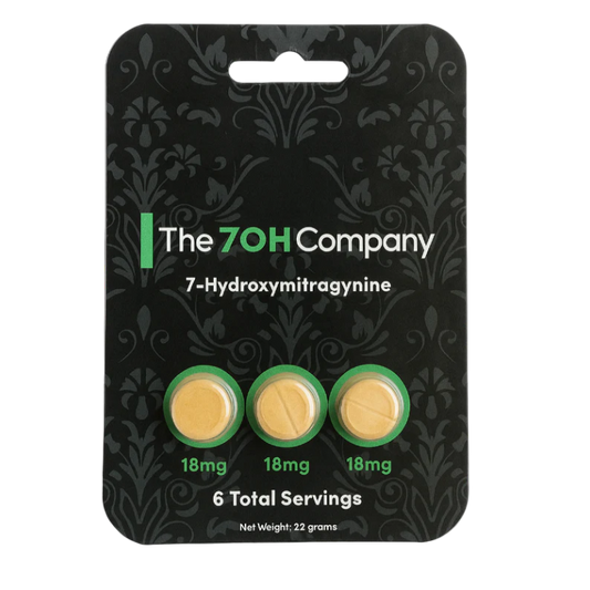 THE 7OH COMPANY 7- HYDROXYMITAGYNINE 3CT 54MG 18MG PER TABLET
