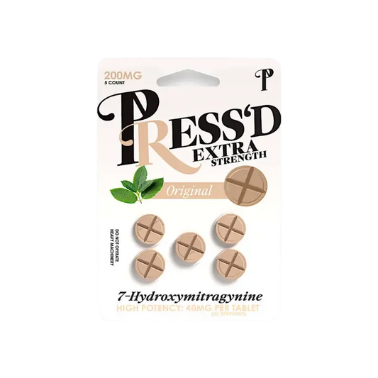 Press'D 5ct 7OH Tabs Extra Strength Original 40mg per Tablet - Seven Tech