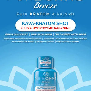 Pure Ohms Breeze Kava  7-OH Shot - 7OH+