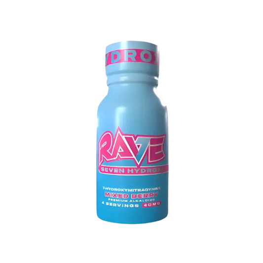 Rave 7-Hydroxymitragynine Shot Mixed Berry 40mg - Seven Tech