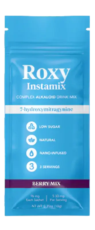 Roxy Instamix complex alkaloid drink mix.