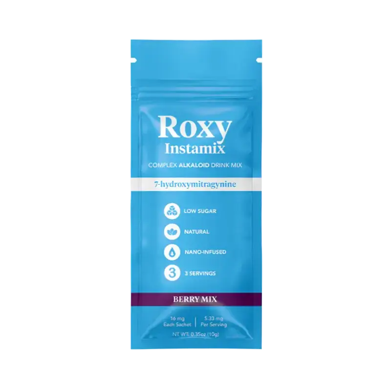 Roxy Instamix complex alkaloid drink mix.