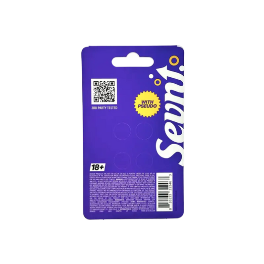 Purple package of ’Sevn1’’ product.