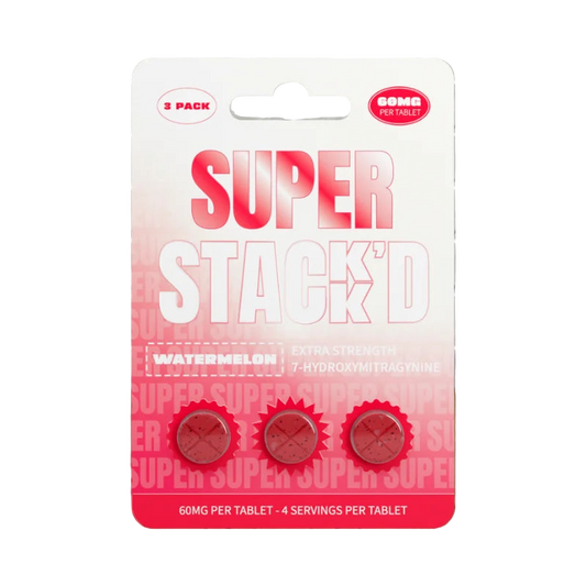 Super Stack’d 3ct 7OH Watermelon 60mg Per Tablet - Seven Tech