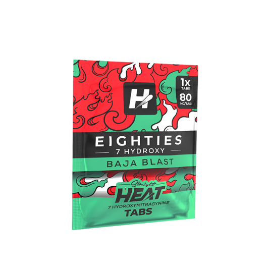 Straight Heat Eighties 7-Hydroxy Tablets 80mg 1ct - Baja Blast