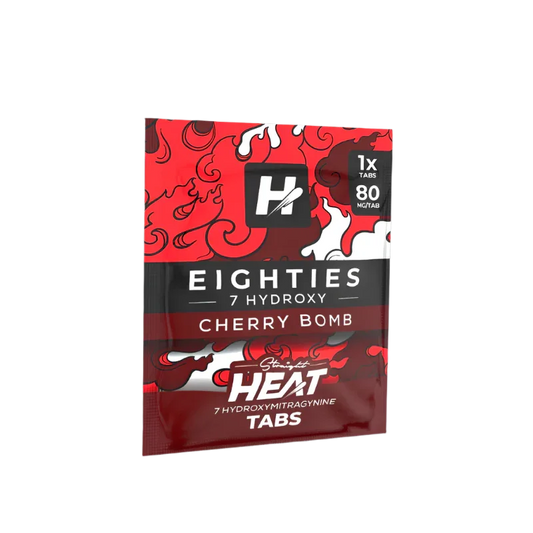 Straight Heat Eighties 7-Hydroxy Tablets 80mg 1ct - Cherry Bomb - Seven Tech