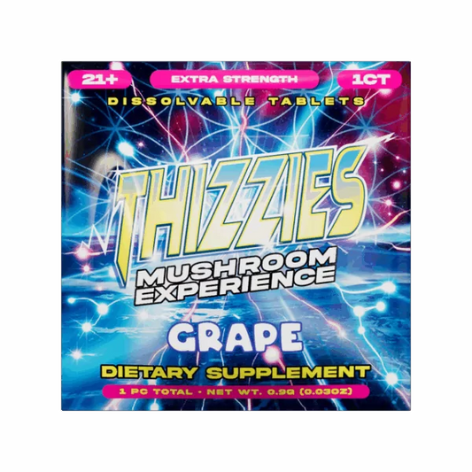 THIZZIES EXTRA STRENGTH DISSOLVABLE MUSHROOM TABLETS 1CT - GRAPE