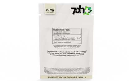 7OH Plus 7OH Chewable Tabs 20mg per Tablet - Seven Tech