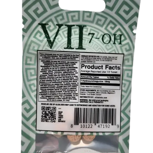 VII 7-OH supplement packaging.