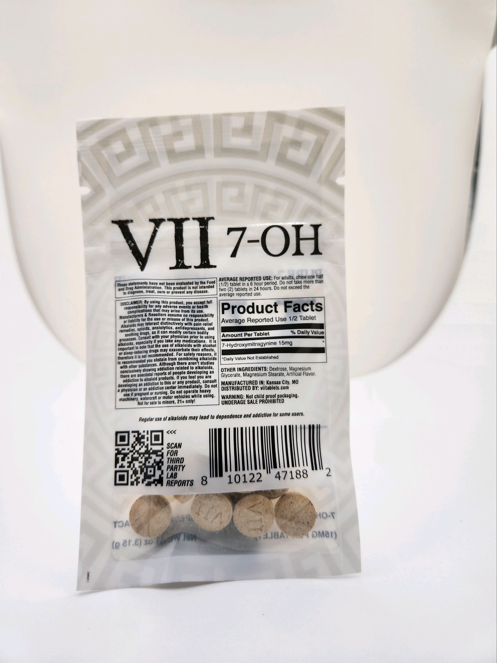 VII 7-OH 5ct 15mg Tabs VIITABLETS  7OH+