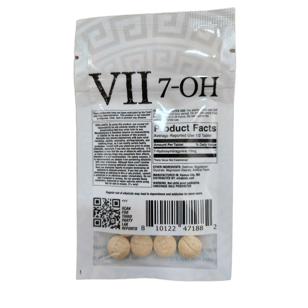 VII 7-OH 10ct 15mg Tabs 7ohplus  7OH+