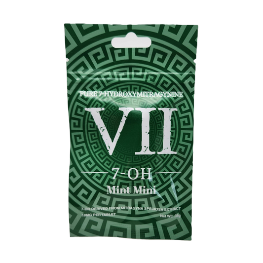 VII 20mg 7-OH 5ct Green Mint Mini Tabs VIITABLETS  7OH+