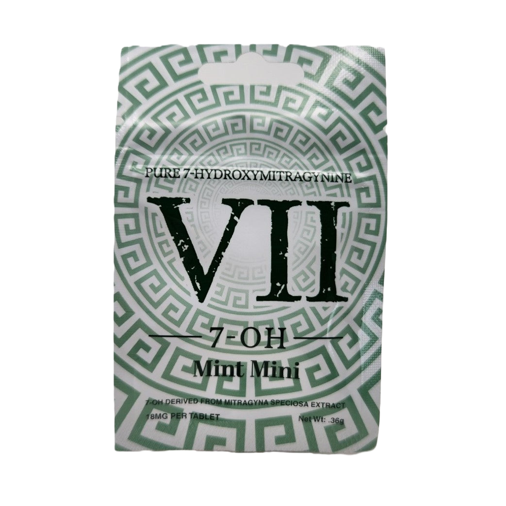 VII 18mg 7-OH 5ct White Mint Mini Tabs VIITABLETS  7OH+