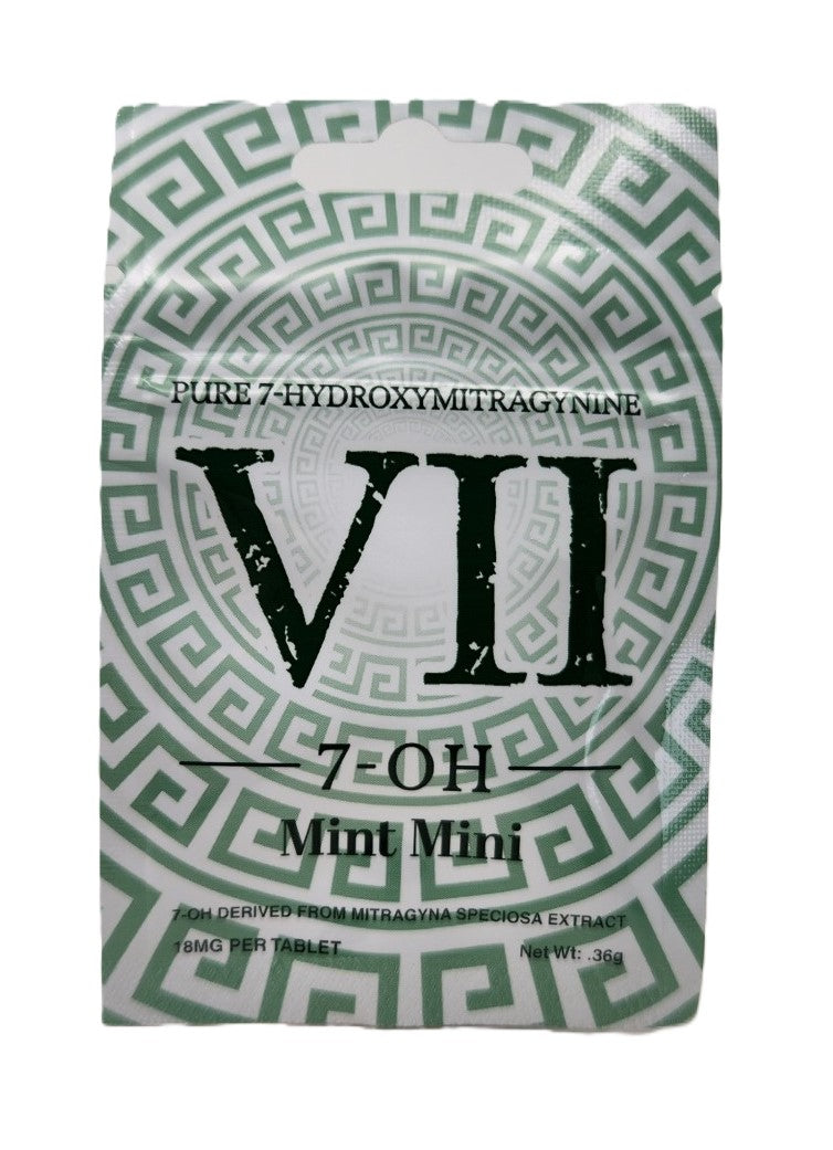 VII 18mg 7-OH 5ct White Mint Mini Tabs VIITABLETS  7OH+