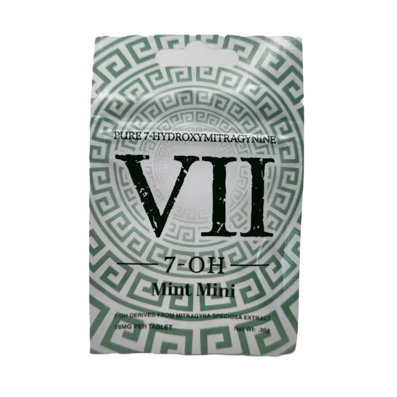 VII 18mg 7-OH 5ct White Mint Mini Tabs VIITABLETS  7OH+