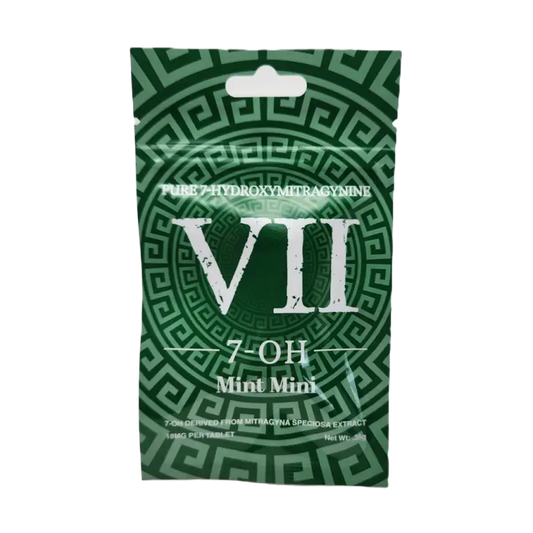 VII 20mg 7-OH 5ct Green Mint Mini Tabs VIITABLETS  7OH+