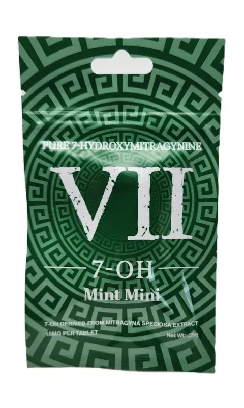 VII 20mg 7-OH 5ct Green Mint Mini Tabs VIITABLETS  7OH+