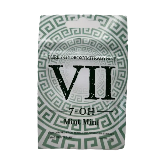 VII 18mg 7-OH 5ct White Mint Mini Tabs VIITABLETS  7OH+