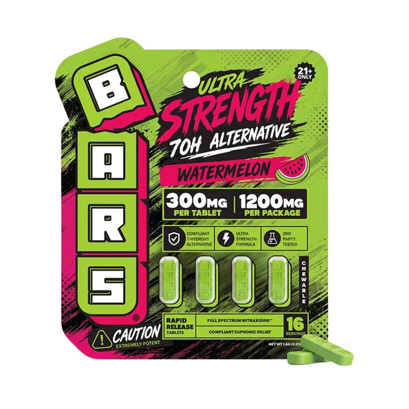Tre House Bars Ultra Strength 7OH Alternative Tablets 4ct 300mg Per Tablet