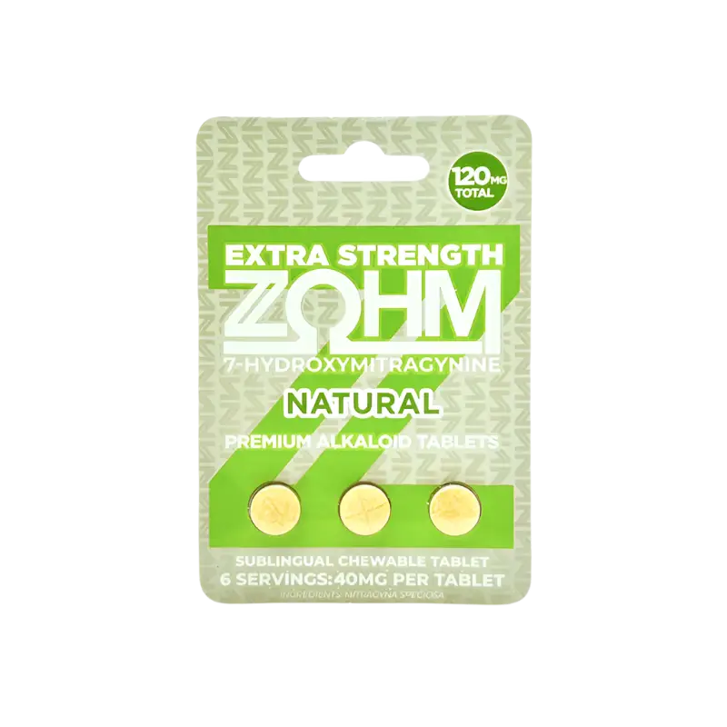 ZOHM extra strength natural tablets.