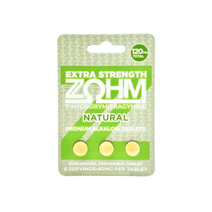 ZOHM extra strength natural tablets.