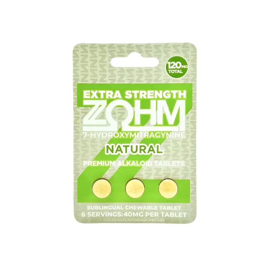 🎁 ZOHM 3ct 7OH Natural Tabs 40mg per Tablet (100% off)