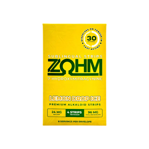 ZOHM lemon drop ice sublingual strips.